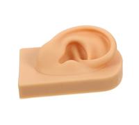 MERRYHAPY Modèle Oreille Silicone Droit Réaliste pour de Bijoux et Pratique de Percing Support Silicone Souple pour Écoles de Beauté et Studios