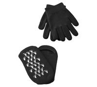 MERRYHAPY Moufles Hydratants en Gel à L'Huile Essentielle Taille Unique Couleur Noire 2 Paires 1 Paire de Moufles Soins des Mains et Pieds Accessoires Spa pour Usage Maison et Pédicure