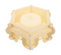 MERRYHAPY Moule à Pot de Fleurs Béton Style Européen Moule pour Ciment Plâtre et Époxy Support Hexagonal Réutilisable pour Jardinières de Balcon et