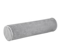 MERRYHAPY Oreiller Cervical Rond en Mousse à Mémoire de Forme 43X10 CM Coussin Traversin en Coton Hypoallergénique Gris Soutien Lombaire et Genoux Léger et Portable pour Maison et Voyage