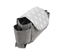 MERRYHAPY Organisateur de Poussette avec Pochette Téléphone Rangement Étanche à Sangles Suspendues Accessoire Poussette Pratique pour Sorties Extérieur