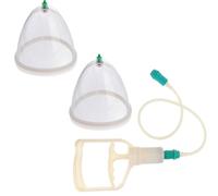 MERRYHAPY Outil de Massage pour Soulagement des Douleurs Dorsales et Cervicales par Ventouses Abs Blanc Forte Adsorption Appareil de Ventouses Musculaires