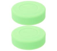MERRYHAPY Palet D'entraînement de Hockey sur Glace PVC Léger 2pcs Surface Lisse et Faible Friction pour Clubs et Adolescents sur Béton Lisse