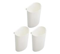 MERRYHAPY Panier de Rangement Suspendu 3 pièces en PP, Compact et Simple, pour Organisation et Collecte des déchets dans Salon de beauté et Espace de Travail