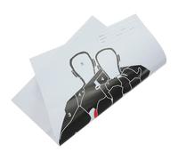 MERRYHAPY Papier Cible pour Tir Sportif Adhésif Facile à Utiliser 2 Feuilles 17,7x12,6 Pouces pour Entraînement Jeu en Intérieur