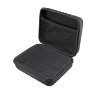 MERRYHAPY Paquet De Rangement pour Huiles Essentielles 12 Compartiments 5 ML 10 ML 15 ML Coque Rigide Noire Eva pour Transport Sécurisé Et Protection en Voyage