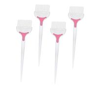 MERRYHAPY Peigne De Capillaire Pour Salon De Coiffure Lot De 4 Brosses À Huile Douces Pour Le Coiffage Soin Du Cuir Chevelu Sûr Lavable 226 Blanc