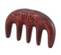 MERRYHAPY Peigne De Massage Bois Large à Dents Accessoire De Soin Capillaire Pour Femmes Démêlage Et Confort Optimal Pour Types De Cheveux Sec Ou Humide