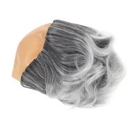 MERRYHAPY Perruque Chauve Homme Vieux Gris Confortable et Respirante pour Cosplay Savant Déguisement Halloween Bonnet Calvitie Naturel pour Fête et Théâtre