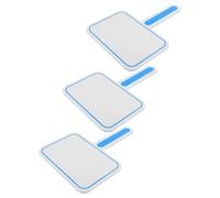 MERRYHAPY Petit Tableau Blanc Effaçable à Sec Portable Bleu 3 Pièces en Mousse, Tableau à Main Pratique pour Scoring des Juges en Compétition