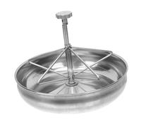 MERRYHAPY Piglet Feeding Trough Acier Inoxydable Épais Résistant à Usure avec Zones Alimentation pour Élevage Porcin