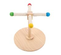 MERRYHAPY Pole du Support Rotatif du Perroquet Jouets à Oiseaux Accessoires De Perroquet Accessoires d'oiseaux Cages à Oiseaux