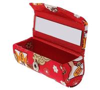 MERRYHAPY Porte Lèvres Style Cartoon Étui De Rangement Portable pour Femmes avec Miroir pour Voyages Sorties
