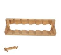 MERRYHAPY Porte-tasses Bambou Six Compartiments Support de Séchage pour Tasses à Thé Organisateur Maison Multifonction Rangement Compact et Décoratif