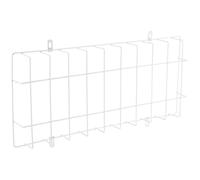 MERRYHAPY Protection Métallique Facile à Installer pour Feu de Signalisation D'urgence Garde Murale en Acier Blanc pour Cinéma et École