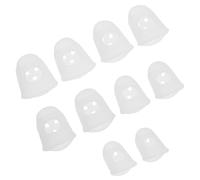 MERRYHAPY Protège-doigts en Silicone pour Piano à Pouces Kalimba, 10 Pièces, Confortable et Résistant la Déformation, Pratique du Piano à Pouces
