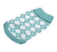 MERRYHAPY Pull pour Chien Hiver à Carreaux Verts Taille S Tricot Chaud et Respirant Vêtement D’Automne pour Animaux de Compagnie Pull Adorable pour Petits et Moyens Chiens