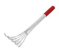 MERRYHAPY Râteau à Coquillages Acier Inoxydable Outil Multifonction pour Jardinage de Plage et Creusage de Palourdes Léger pour Entretien Extérieur