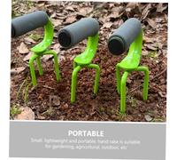 MERRYHAPY Râteau à Main pour Jardinage Râteau Pratique Épandage De Terre Outil Léger pour Désherber Et Planter Fleurs Et Arbres