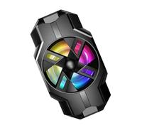 MERRYHAPY Refroidisseur pour Smartphone S3 LED Ventilateur Refroidisseur à Semi-Conducteur Accessoires pour Téléphone Portable pour Gaming Design Portable Couleur Noir