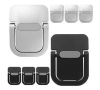 MERRYHAPY Rehausseur de Clavier Pliable en Alliage de Zinc, Support Auto-adhésif pour Mini-Ordinateur Portable, Lot de 8, Support Invisible pour Clavier et Ordinateur, Usage Domicile et