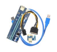 MERRYHAPY Riser Cable to with Power Supply for Stable High-Speed Transmission Compatible with Multiple Pcie Devices