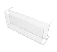 MERRYHAPY Support d'Écran de Bureau en Métal Blanc Double Couche Allongée Support Multifonction pour Ordinateur Portable et Imprimante Organiseur de Bureau Ergonomique pour Espace de