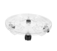 MERRYHAPY Support Pot Fleurs Rond à roulettes Plateau Mobile Protecteur de Sol Déplaceur Pratique pour Plantes Intérieur et Extérieur