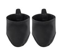 MERRYHAPY Surchaussures de Cyclisme Coupe-Vent et Élastiques en Nylon Noir Imperméables Couvre-Chaussures Adaptés à la Pratique du Cyclisme Randonnée pour Vélo