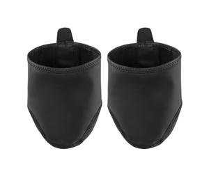 MERRYHAPY Surchaussures de Cyclisme Coupe-Vent et Élastiques en Nylon Noir Imperméables Couvre-Chaussures Adaptés à la Pratique du Cyclisme Randonnée pour Vélo