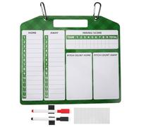 MERRYHAPY Tableau de Baseball Surface Effaçable à Sec en Pvc pour Entraînement Portable Coaching Communication Lors des Matchs