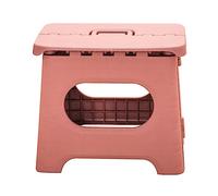 MERRYHAPY Tabouret Pliant Petit Portable en PP Couleur Rose Pliable Léger pour Maison Salle De Bain Voyage Espace Réduit Capacité Élevée