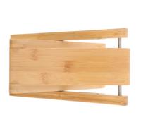 MERRYHAPY Tabouret pour Pied de Guitariste en Bois Beige, Réglable en Hauteur et Portable, Accessoire Élégant pour Guitare Acoustique et Classique