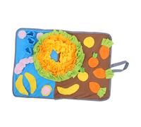 MERRYHAPY Tapis de Fouille Lapin Interactif à Alimentation Lente en Tissu Lavable Couleur Lapin Multicolore pour Entraînement Olfactif et Divertissement Animal de Compagnie