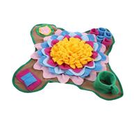 MERRYHAPY Tapis Renifleur pour Chien Éducatif Peluche et Toile Résistant Distributeur de Friandises pour Entraînement et Stimulation Mentale Tapis Alimentation Ludique pour Animaux de