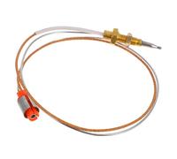 MERRYHAPY Thermocouple pour brûleur encastré avec Protection Anti-Extinction de Remplacement pour Foyer de Table et Barbecue Compatible avec Accessoires de cheminée à gaz