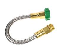 MERRYHAPY Tuyau Arrosage Flexible avec Connecteur Femelle à Femelle pour Jardin Acier Inoxydable Robuste