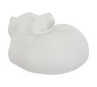 MERRYHAPY Urne Funéraire pour Chien en Matériau Synthétique Blanc de Chien Endormi Surface Lisse, Facile à Nettoyer et Empêchant la Dispersion des Cendres, pour Décoration Maison ou Étagère