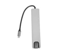 MERRYHAPY USB Hub avec Station De Docking pour Ordinateur Portable Adaptateur De à Haute Vitesse Facile Aux Dispositifs USB Design Compact