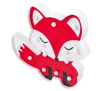 MERRYHAPY Veilleuse LED Décorative Renard Rouge Peint à la Main Lampe de Nuit pour Chambre d'Garçon et Filles Veilleuse Chaude et Lumineuse Lumière d'Ambiance pour Salon et Chambre à