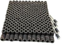 Merryland 184 Pcs Tambour de Ponçage 6,5 mm 120# Manchon pour Dremel