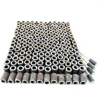 Merryland 184 Pcs Tambour de Ponçage 6,5 mm 80# Manchon pour Dremel
