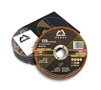 Merryland 25 Pcs Disque à Tronçonner 125 X 1,0 Métal INOX Expert-line | 125mm Meuleuse d'Angle, 125 X 1,0 X 22,23 mm Disque de Coupe Disque Découper, Acier Fer, E12081042