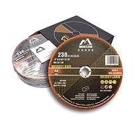 Merryland 25 Pcs Disque à Tronçonner 230 X 1,9 Métal INOX Expert-line | 230mm Meuleuse d'Angle, 180 X 1,6 X 22,23 mm Disque de Coupe Disque Découper, Acier Fer, E12111942