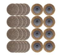 Merryland 25 Pcs Disques Abrasifs à Changement Rapide 50 mm Grossier | 50mm Meuleuse À Rectifier, Disque de Conditionnement de Surface Rondelles En Non-Tissé Peinture Rouille Métal Acier DGTAA25C1