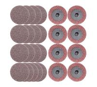 Merryland 25 Pcs Disques Abrasifs à Changement Rapide 50 mm Moyen | 50mm Meuleuse À Rectifier, Disque de Conditionnement de Surface Rondelles En Non-Tissé Peinture Rouille Métal Acier DGTAA25C2
