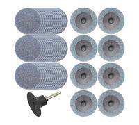 Merryland 50 Pcs Disques Abrasifs 50 mm Fin Avec Tige De 6,35 mm