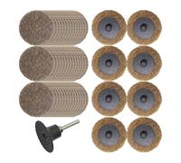 Merryland 50 Pcs Disques Abrasifs 50 mm Grossier Avec Tige De 6,35 mm