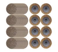 Merryland 50 Pcs Disques Abrasifs à Changement Rapide 50 mm Grossier