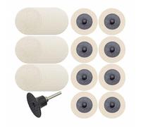 Merryland 60 Pcs Disque À Polir En Laine 50 mm Avec Tige De 6,35 mm